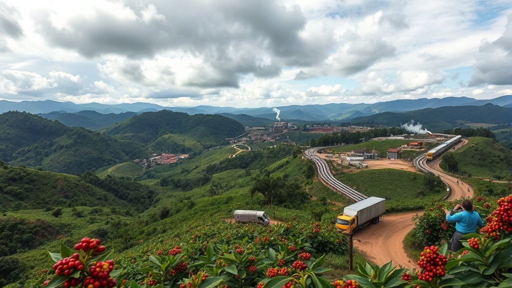 reduce coffee transportation emissions