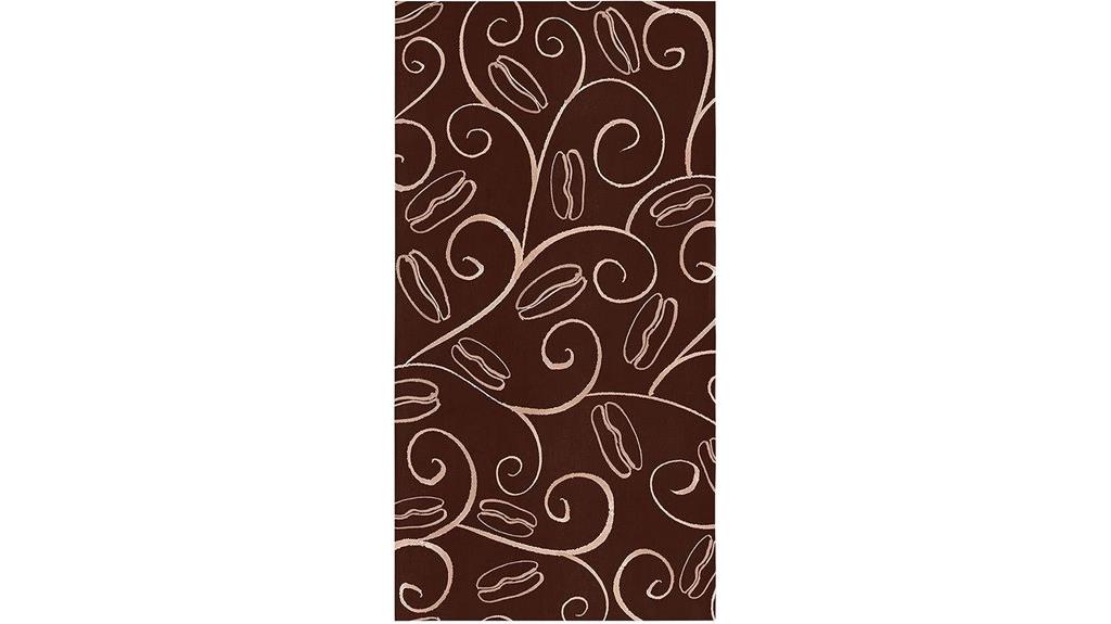 retro rustic coffee towels