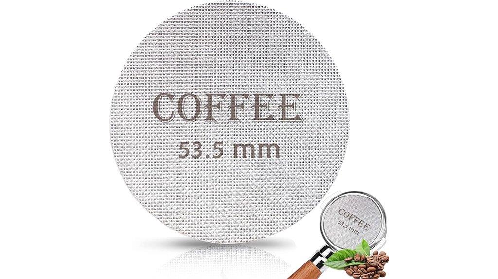 reusable 53 5mm espresso screen