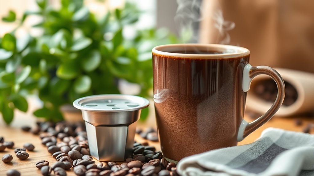 reusable coffee pods reduce waste
