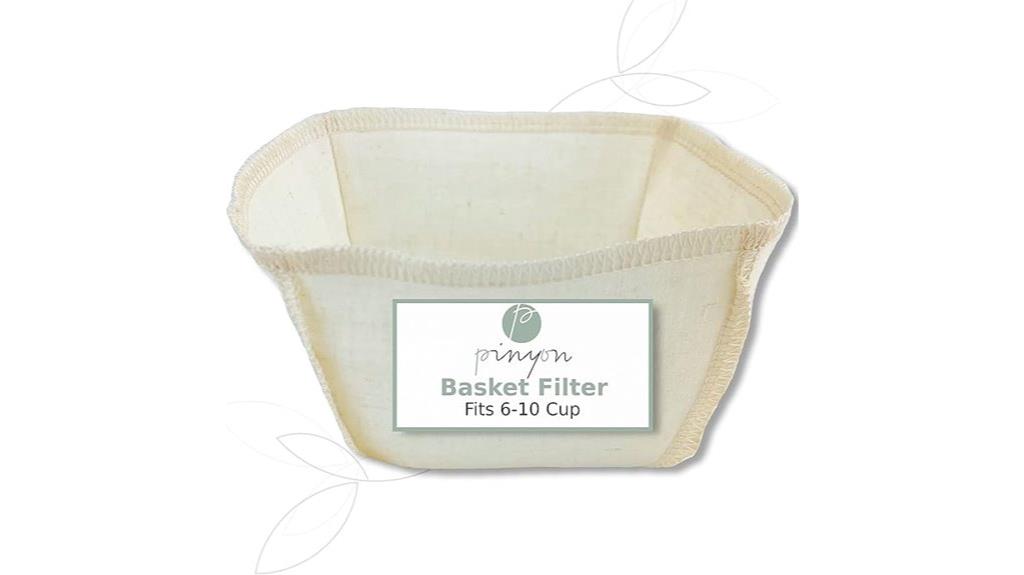 reusable hemp cotton filter