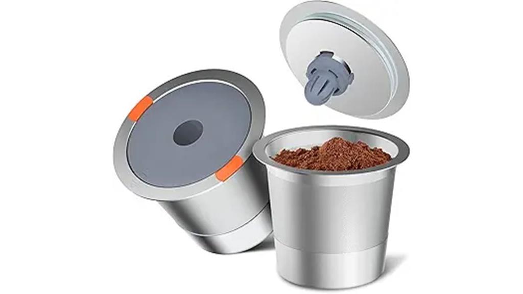 reusable stainless steel coffee pods