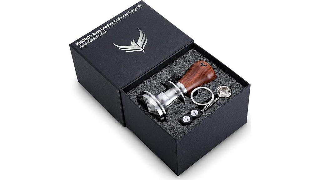 rosewood 54mm espresso tamper