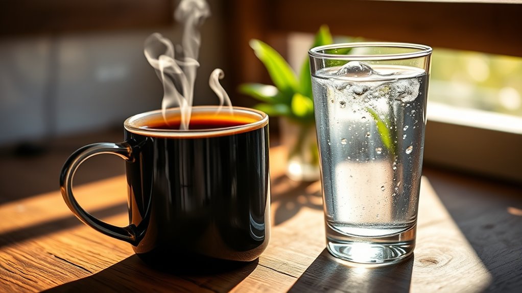 save water with coffee