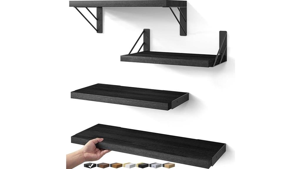 set of four shelves