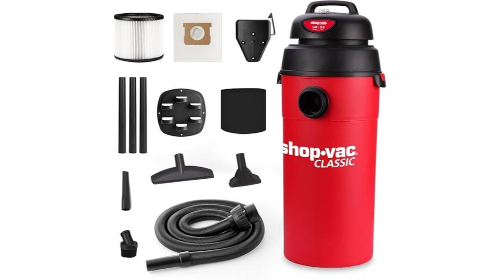 shop vac 5 gallon