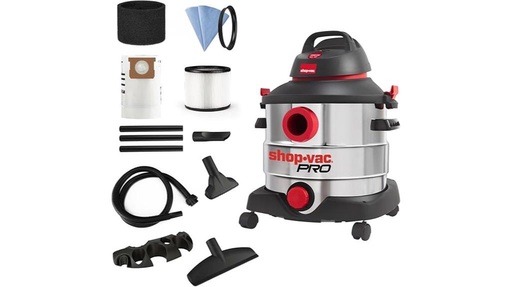 shop vac 8 gallon capacity