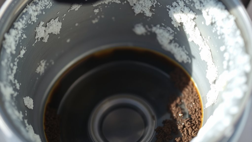 signs of mineral buildup