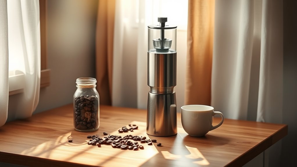 silent apartment coffee grinders