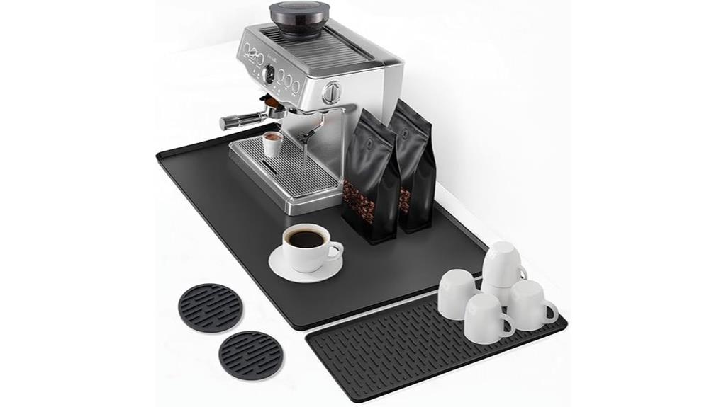 silicone coffee mat large