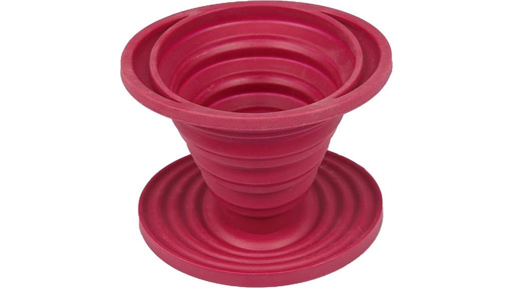 silicone collapsible coffee dripper