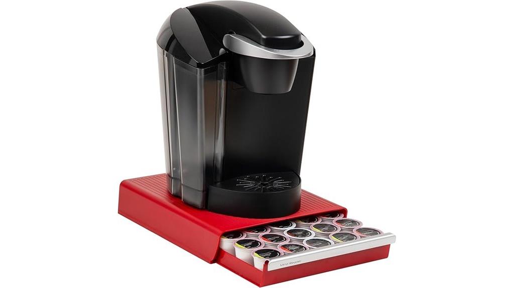 single serve coffee pod drawer