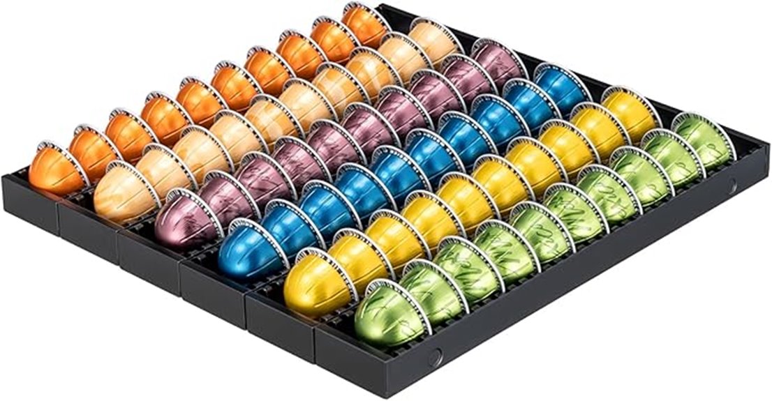 six pack coffee pod organizer