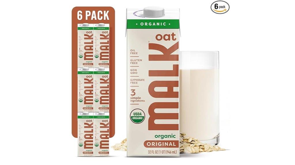 six pack oat milk