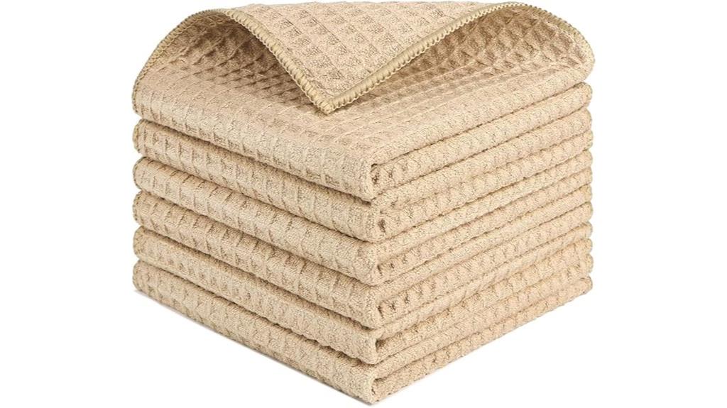 six pack waffle weave