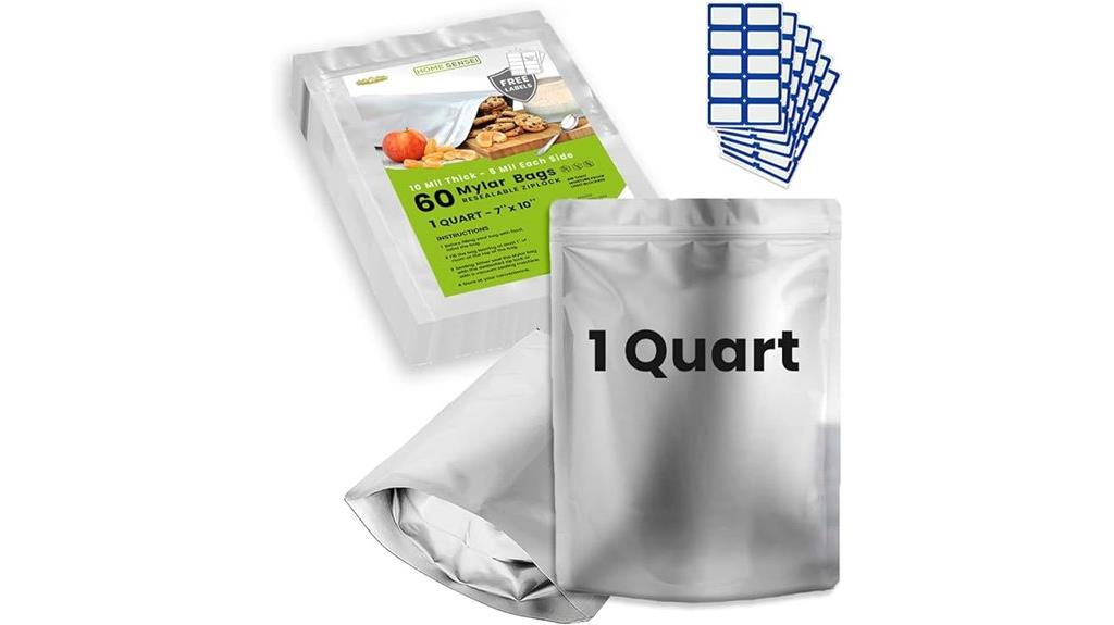 sixty quart food bags
