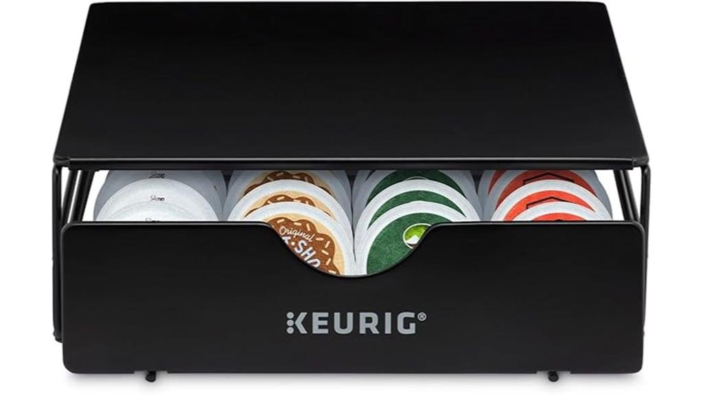 slim k cup storage drawer