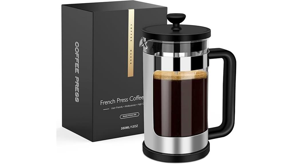 small 12 oz coffee press