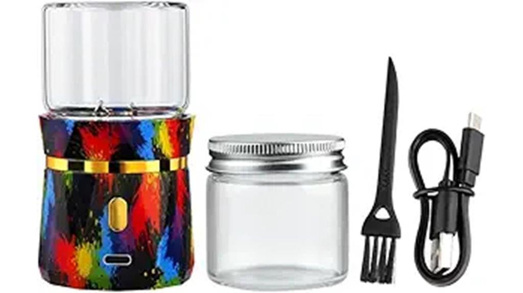 small glass spice grinder