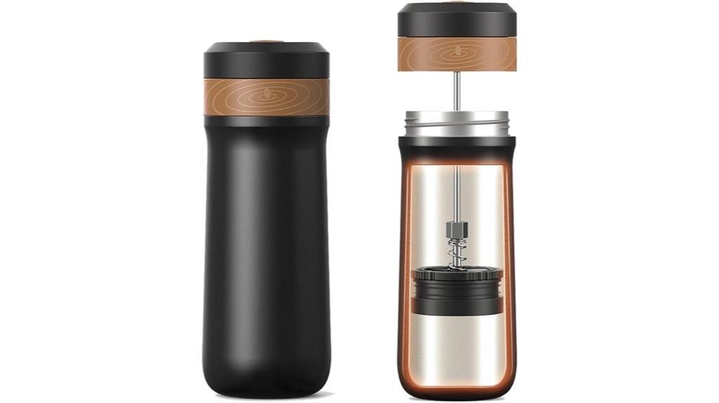 small portable coffee press