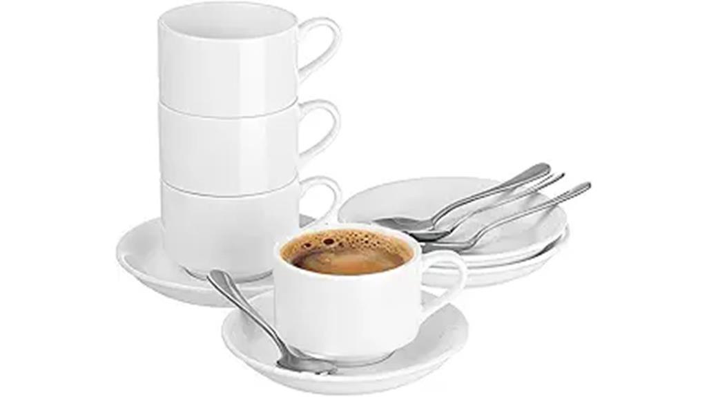 small stackable espresso set