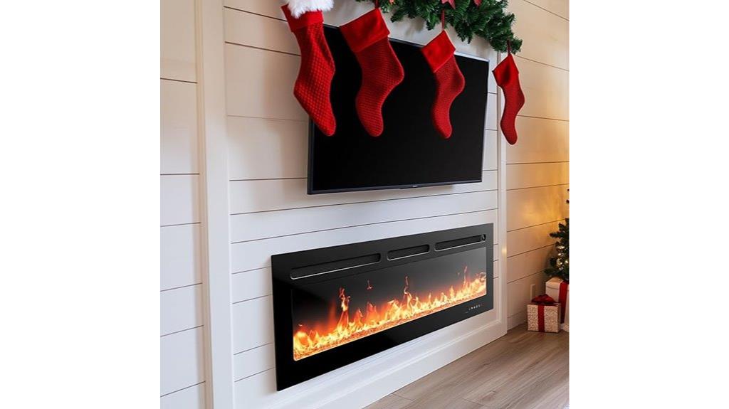 smart 50 inch fireplace