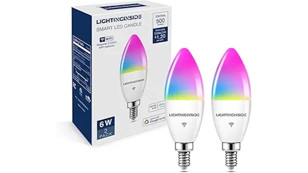 smart e12 light bulb pack
