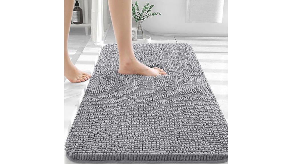 soft absorbent chenille rugs