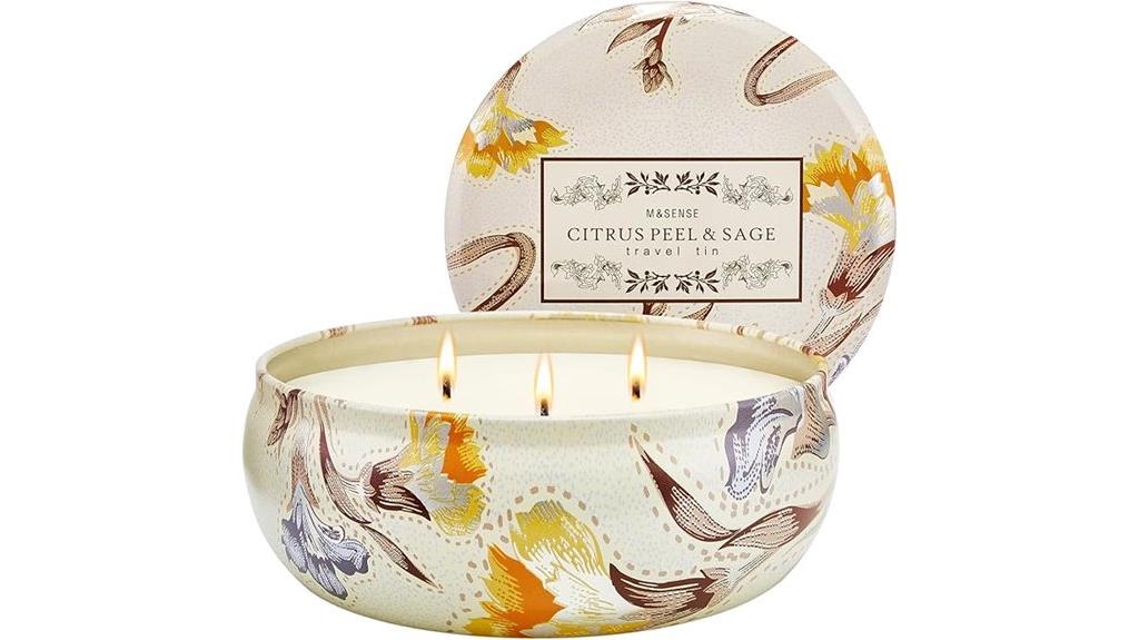 soy wax scented candles