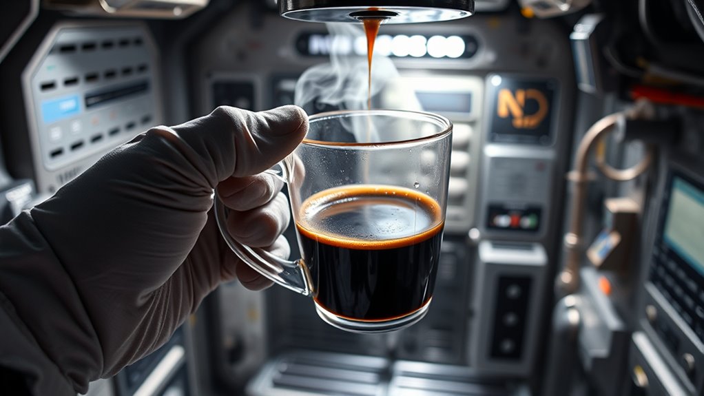 space coffee brewing technology
