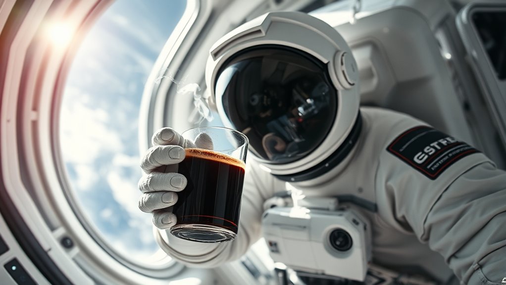 space coffee transfer packaging