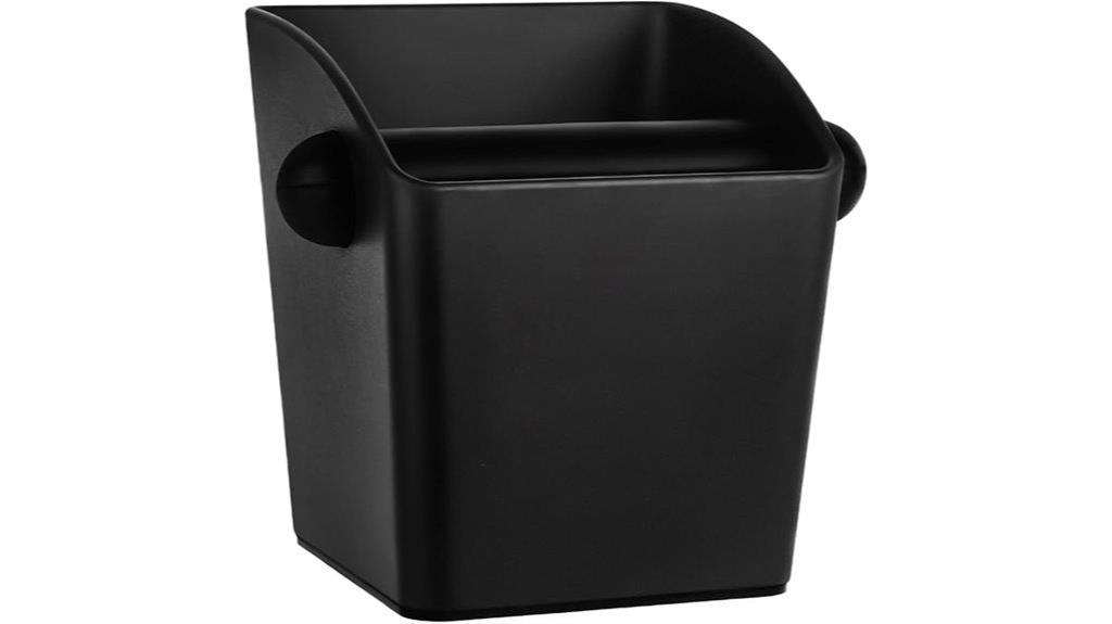 splash proof espresso knock box