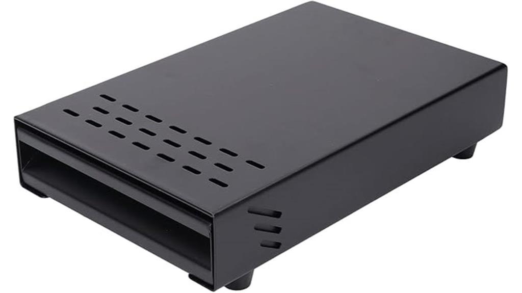 stainless coffee grounds drawer