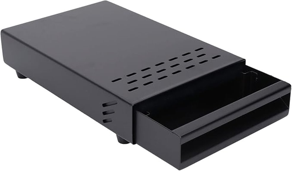 stainless coffee knock box