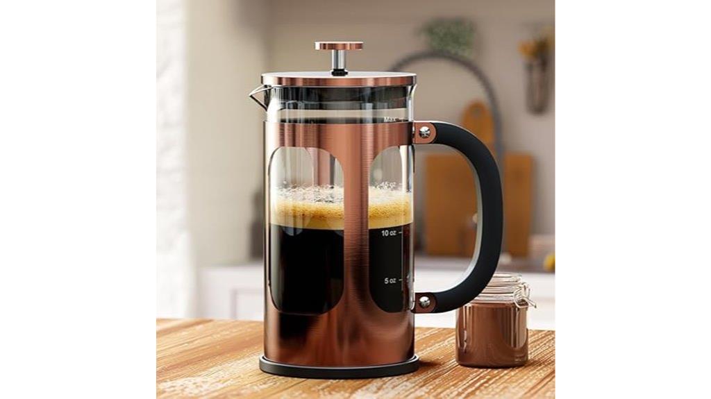 stainless steel 21oz french press