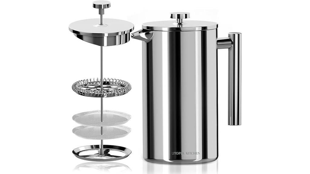 stainless steel 50 oz french press