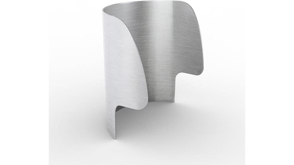 stainless steel coffee splash guard