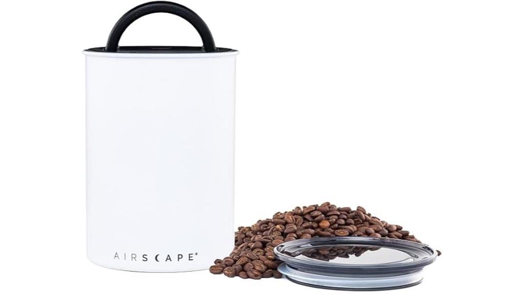 stainless steel coffee storage