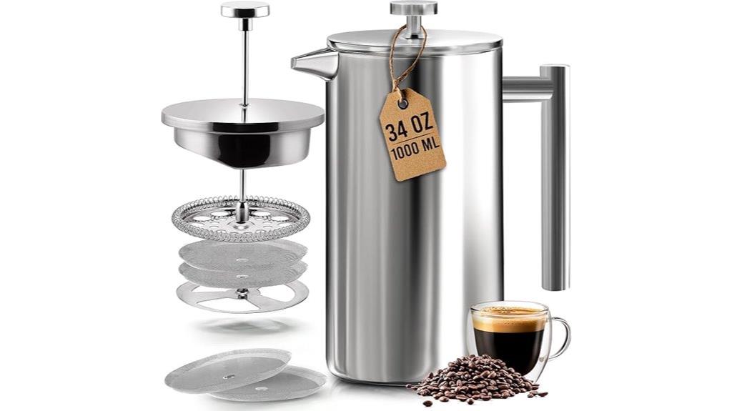 stainless steel french press
