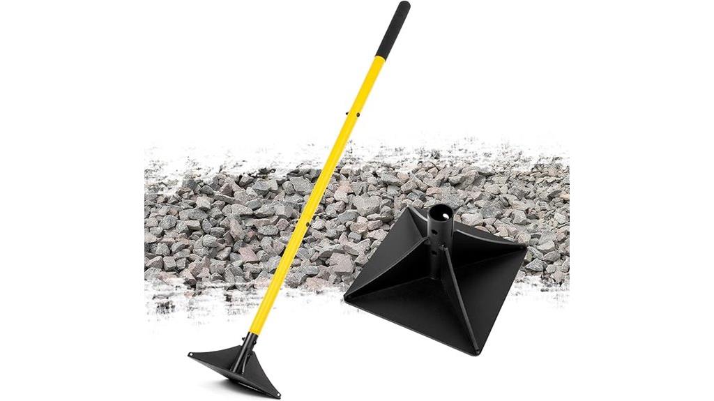 steel tamper with handle