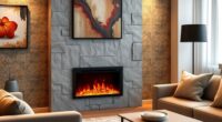 stylish safe apartment electric fireplaces