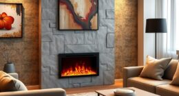 stylish safe apartment electric fireplaces