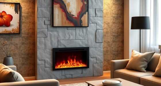 stylish safe apartment electric fireplaces