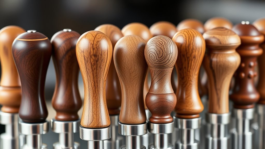 stylish wooden tamper designs
