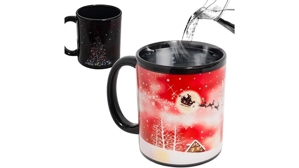 thermal snowman mug