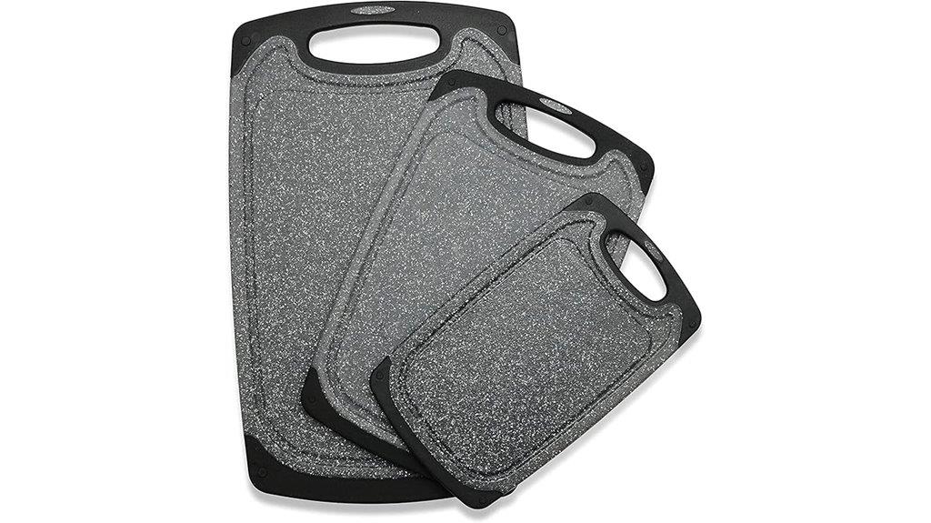 three piece kitchen cutting board
