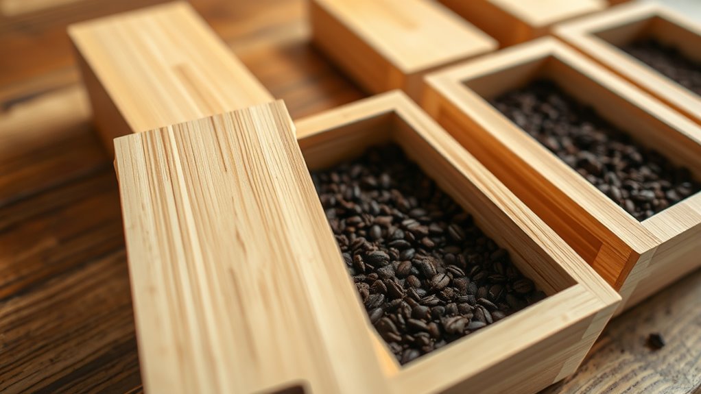 top bamboo coffee knock boxes