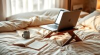 top bed laptop stands