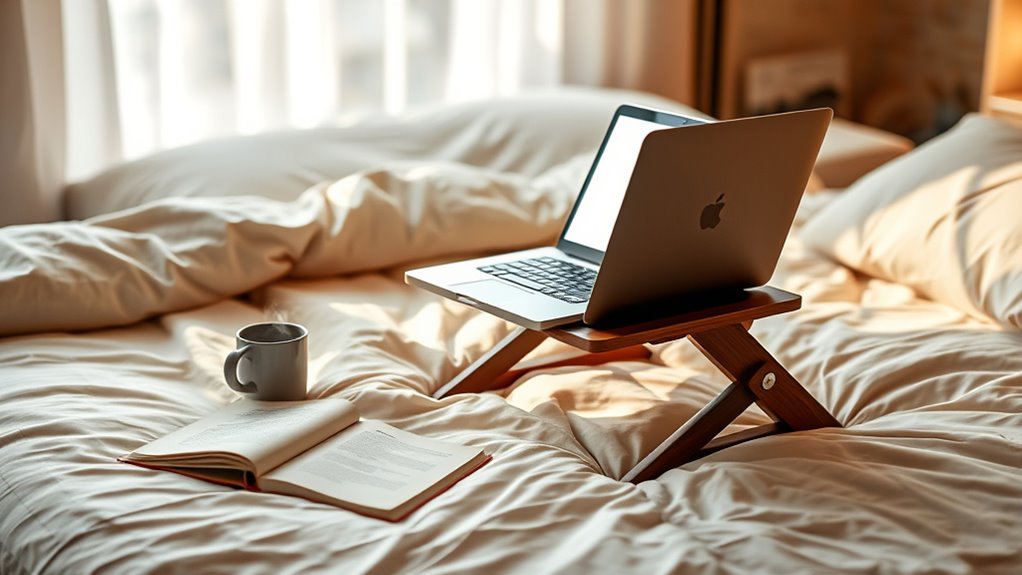 top bed laptop stands