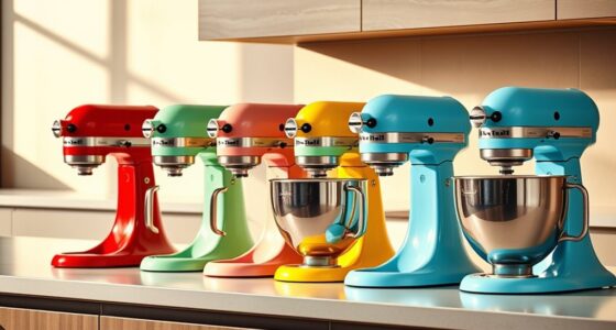 top colorful kitchenaid mixers